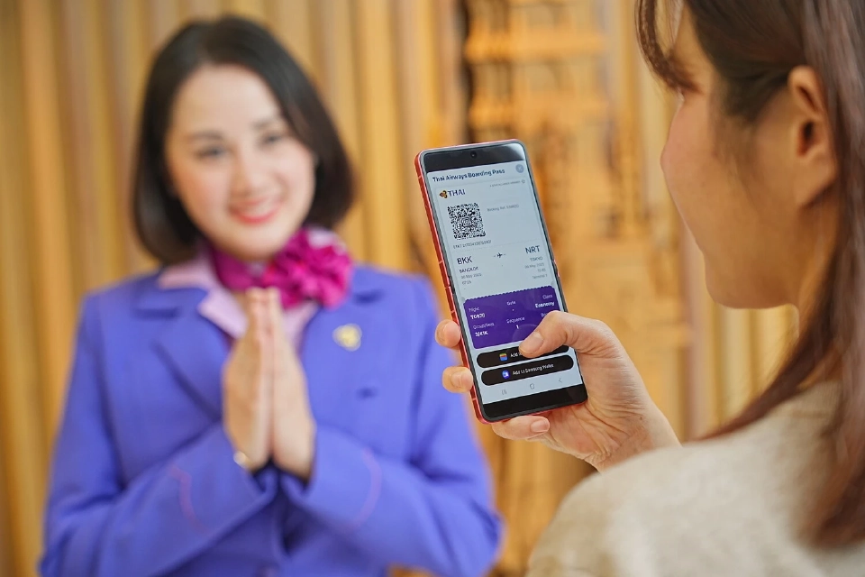 ซัมซุงจับมือการบินไทย เปิดฟีเจอร์ Boarding Pass ผ่าน Samsung Wallet