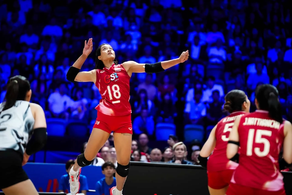 อันดับโลกวอลเลย์บอลหญิงไทย - ตารางคะแนน VNL 2025 ล่าสุด ก่อนลุยสัปดาห์ 3