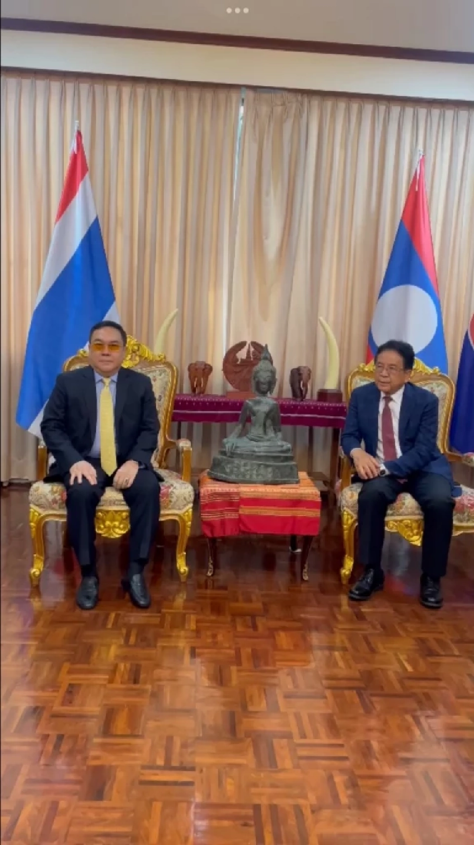 'อุปกิต' นำคืนพระพุทธรูปโบราณอายุกว่า 300 ปี แก่ สปป.ลาว