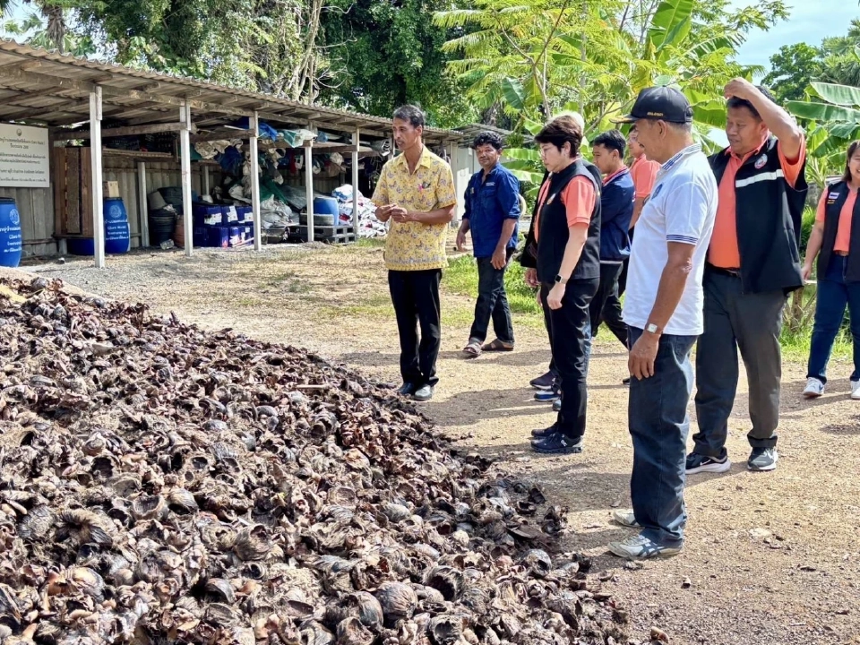 รองอธิบดีกรมพัฒนาที่ดิน ลงพื้นที่สงขลา ติดตามงาน Zero Waste