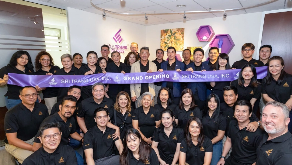 “ศรีตรังโกลฟส์” เปิดสำนักงานใหม่ในสหรัฐ เสริมศักยภาพ ถุงมือยางไทยโตระดับโลก