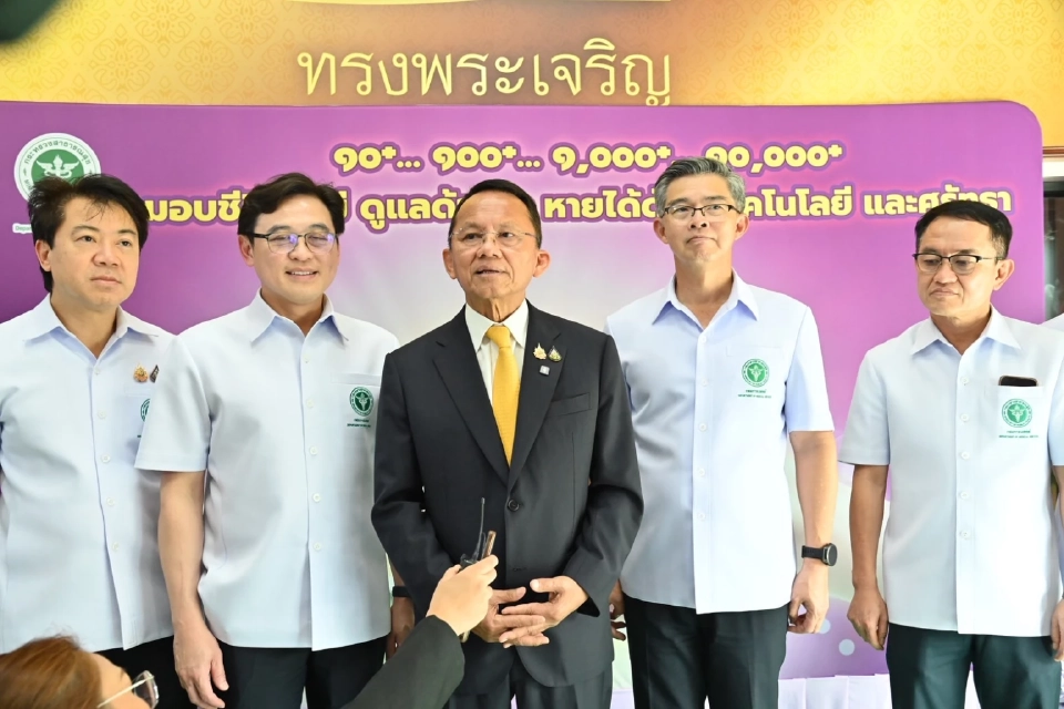 ประกาศ 5 ความสำเร็จ กรมการแพทย์ ใช้เทคโนโลยีการแพทย์ขั้นสูงดูแลคนไทย