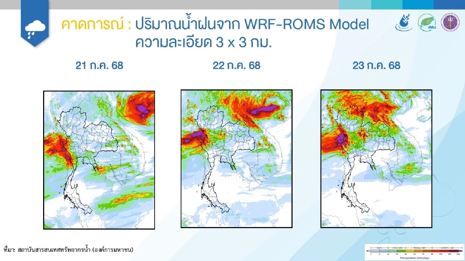 อัพเดทผลกระทบ 'พายุวิภา' ล่าสุดวันนี้ 21ก.ค.68 'ฝนตกหนัก' 25 จังหวัด