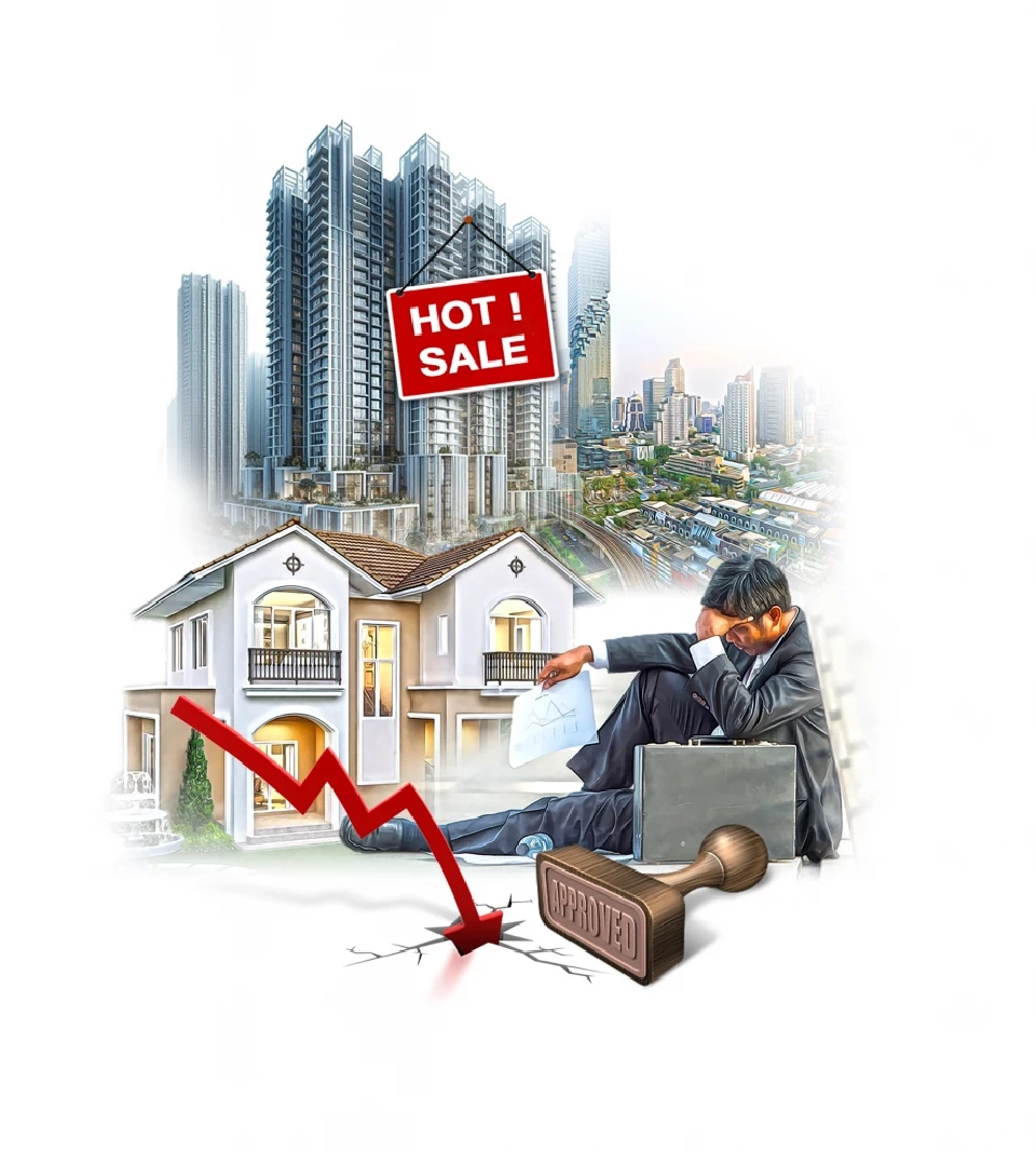 ตลาดอสังหาฯขาลง