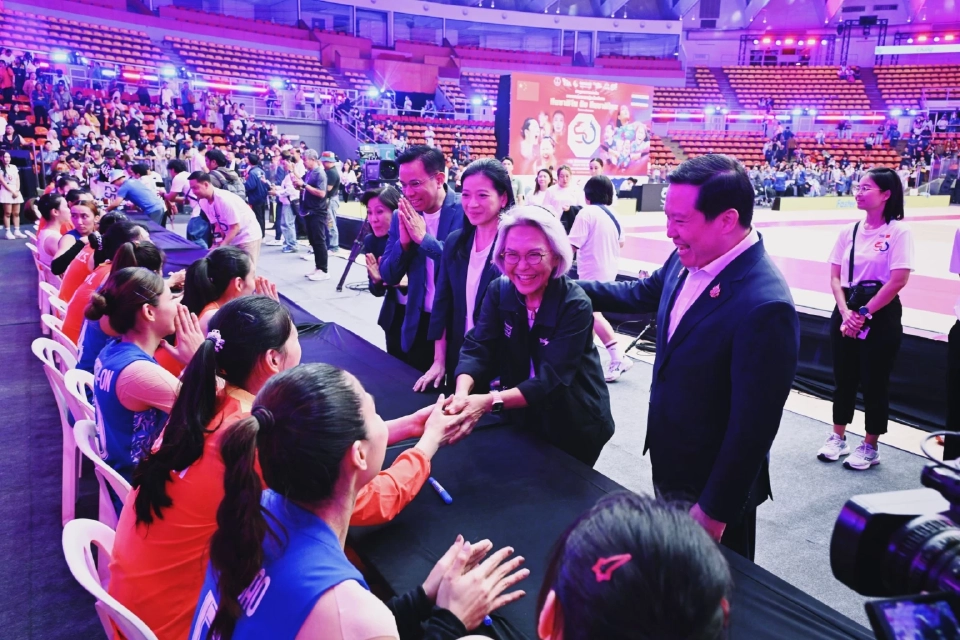 ไทยเบฟ สนับสนุนวอลเลย์บอลหญิงคู่พิเศษ ฉลอง 50 ปี ความสัมพันธ์ทางการทูตไทย - จีน