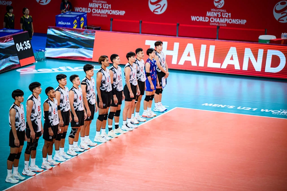 ถ่ายทอดสดวอลเลย์บอลชาย U21 ไทย พบ จีน ศึกชิงแชมป์โลกวันนี้ 23 ส.ค.68