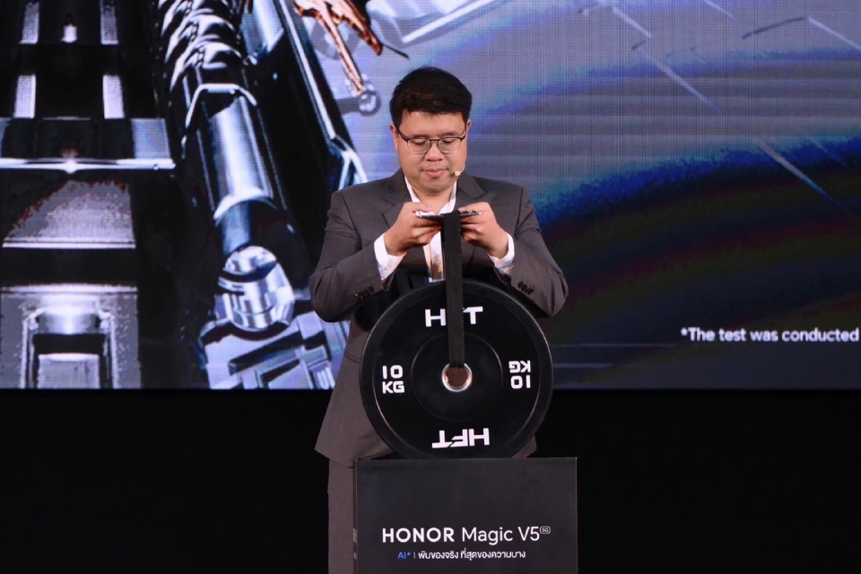 เคาะขาย HONOR Magic V5 สมาร์ทโฟนจอพับบางสุดในโลก 57,990 บาท