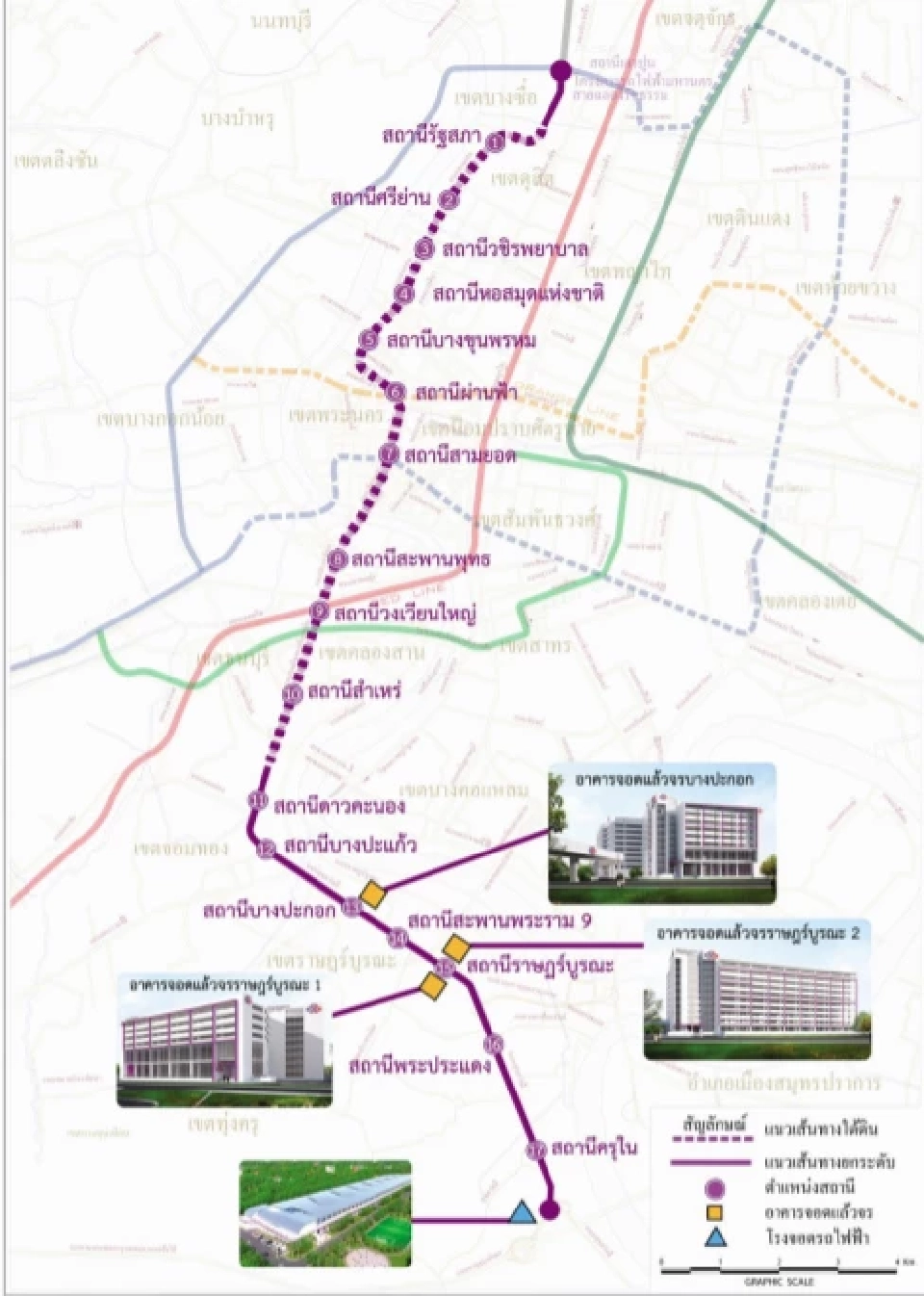 มัดรวมคืบหน้าปี 2568 “รถไฟฟ้าสายสีม่วงใต้-สายสีส้ม” เปิดให้บริการเมื่อไร