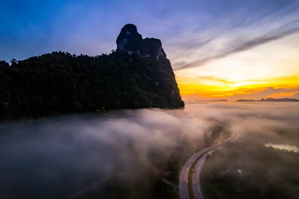 เช็กพิกัด ‘ทางหลวง’ เปิดจุดชมวิว ‘ถนนหมายเลข 4311 พังงา-ทับปุด’ จ.พังงา