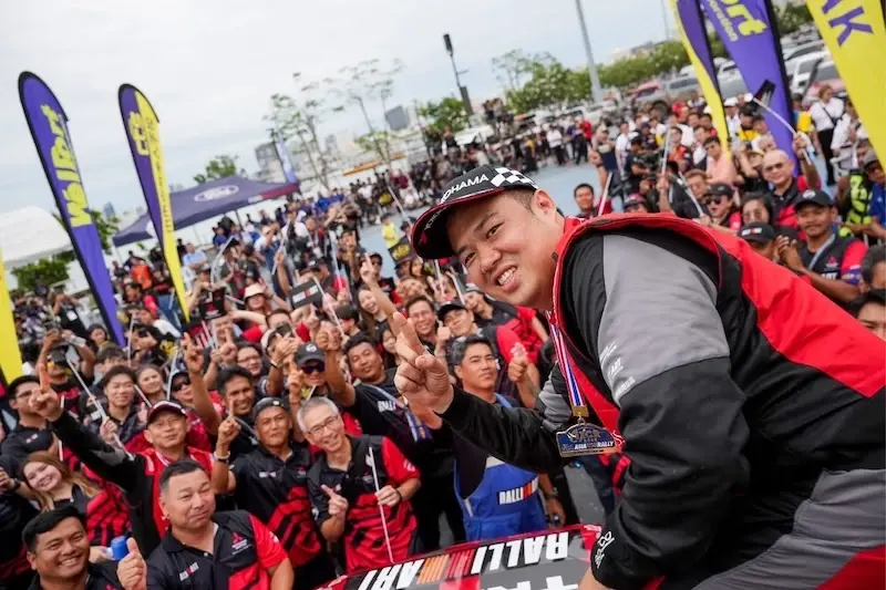 โอม ชยพล โยธา มิตซูบิชิ แรลลี่อาร์ต คว้าแชมป์เอเชีย ครอสคันทรี 2025 