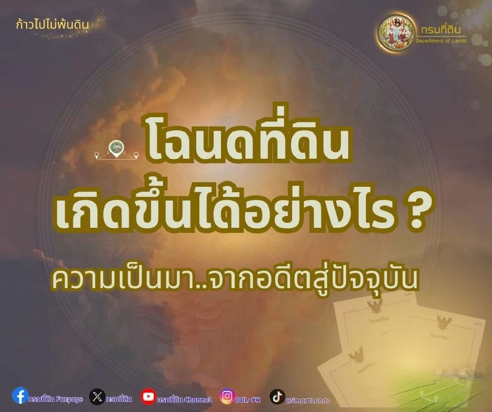 โฉนดที่ดิน เกิดขึ้นได้อย่างไร ความเป็นมาจากอดีตสู่ปัจจุบัน
