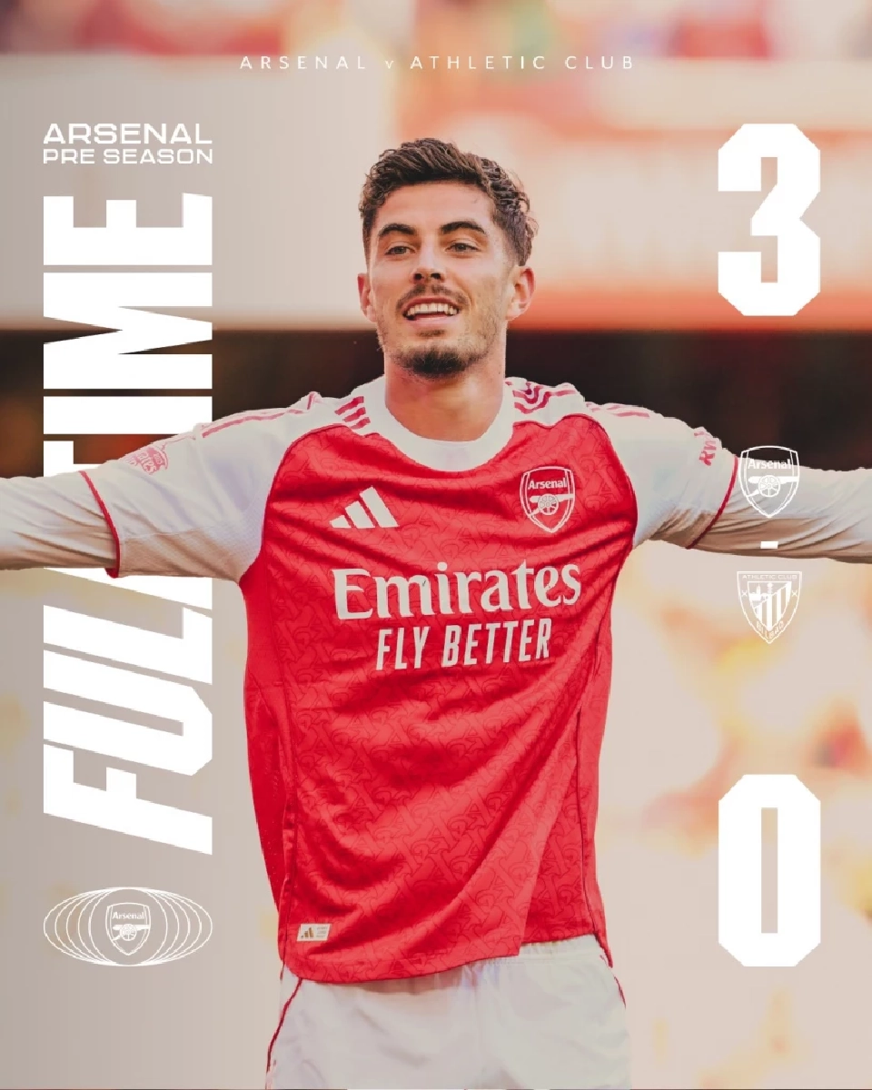 อาร์เซนอล ชนะ แอธ.บิลเบา 3-0 