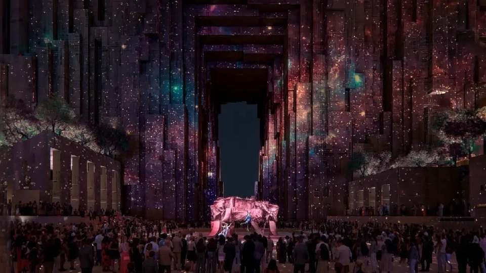 1. เอฟเฟกต์กราฟิกหลากสีสันช่วงค่ำคืน เมื่อ Sphere กลายเป็นแลนด์มาร์กแห่งใหม่บน Las Vegas Strip 