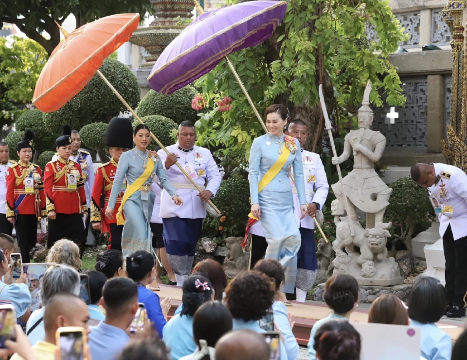 พระราชินี เสด็จฯ พระราชพิธีเฉลิมพระชนมพรรษา 'สมเด็จพระพันปีหลวง'