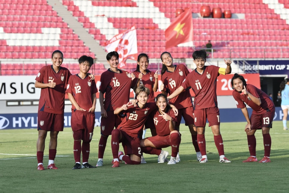 จณิสตา จินันทุยา ทำแฮตทริกในนัดที่ทีมชาติไทย เอาชนะกัมพูชา 7-0 