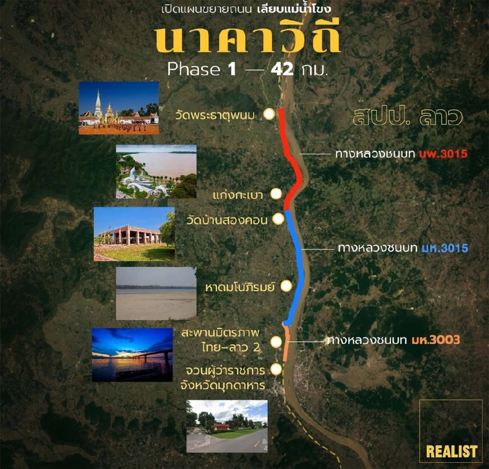 “ทช.” เปิดแผนคืบหน้า “ถนนนาคาวิถี” หนุนสะพานมิตรภาพไทย - ลาว แห่งที่ 2