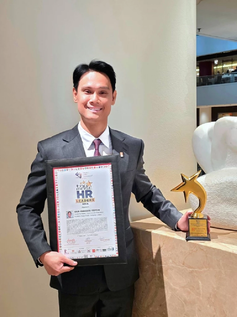 บี.กริม เพาเวอร์ คว้า 2 รางวัลใหญ่ระดับเอเชีย  ตอกย้ำความสำเร็จระดับโลก