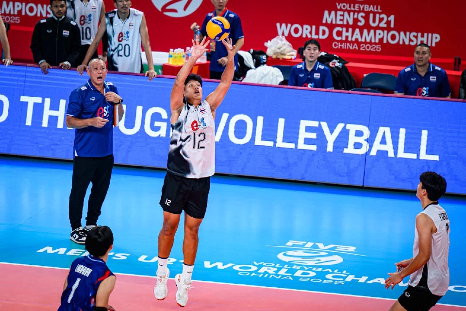 ถ่ายทอดสดวอลเลย์บอลชาย U21 วันนี้ ไทย vs โมร็อคโค ลุ้นชัยนัดแรกชิงแชมป์โลก