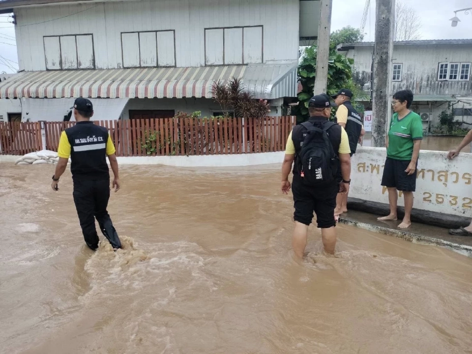 น้ำท่วมสุโขทัยล่าสุด 28 สิงหาคม 2568