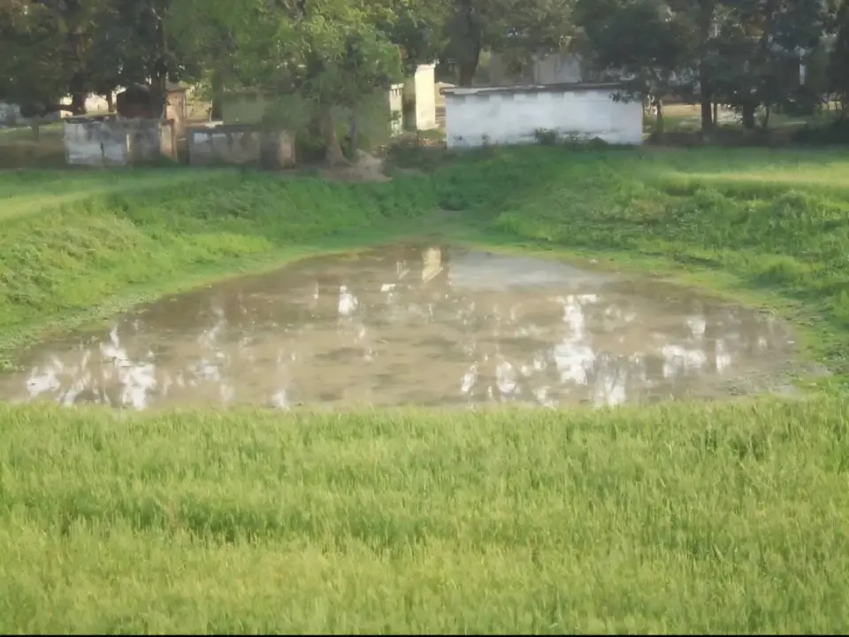 จุดที่พระเทวทัตโดนธรณีสูบ​  หน้าวัดเชตวัน​ (หลังวัดศรีลังกาในปัจจุบัน)​