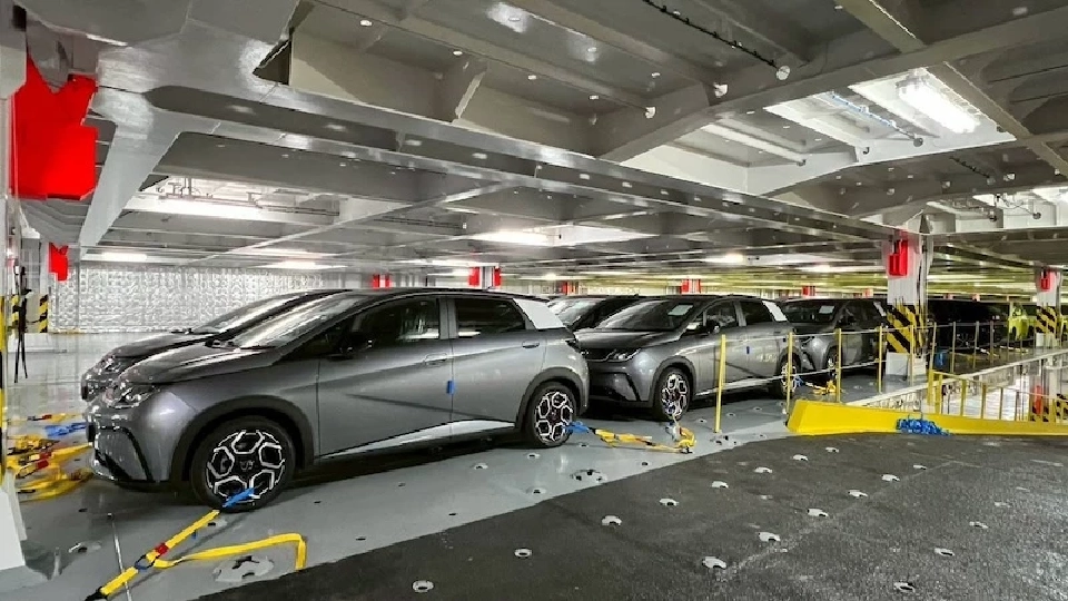 บีวายดี เริ่มส่งออกรถยนต์ไฟฟ้า EV จากไทย ไปยุโรป 