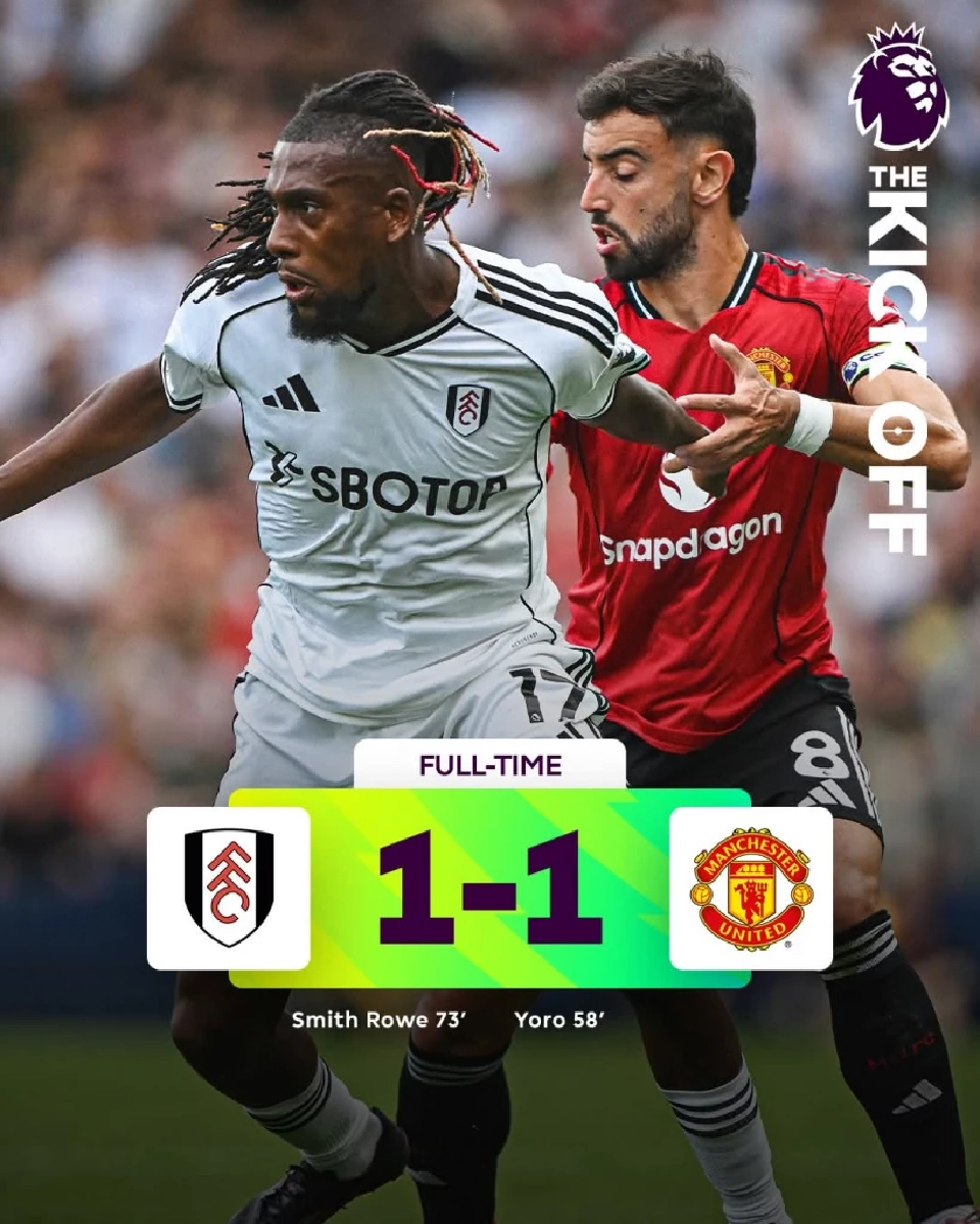 ฟูแล่ม​ ไล่ตีเสมอ แมนฯยู​ไนเต็ด​ 1-1