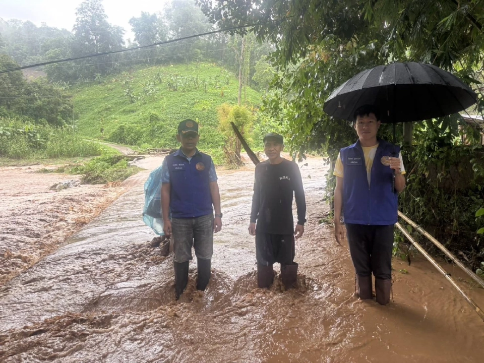 อัปเดตน้ำท่วมแม่ฮ่องสอนเช้า