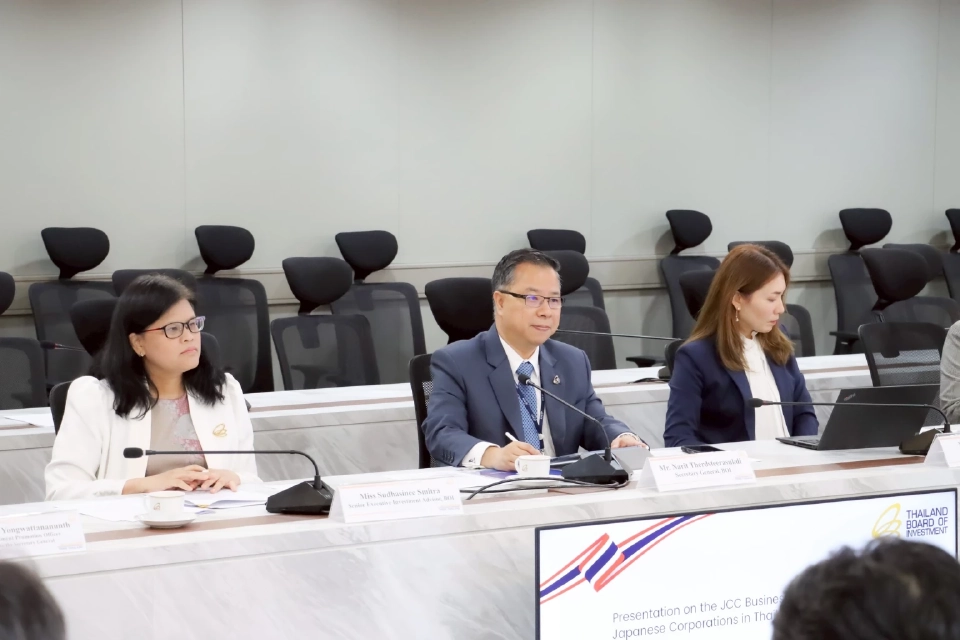 “บีโอไอ” ชี้ทุนญี่ปุ่นเชื่อมั่นไทยรุกขยายลงทุน 5 อุตสาหกรรมหลัก