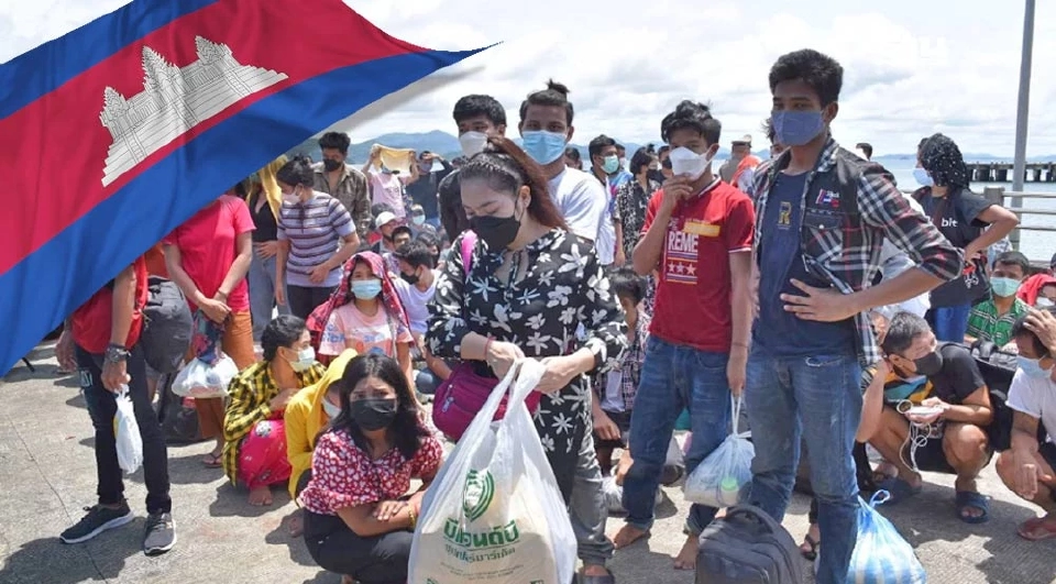 แรงงานกัมฑุชากลับบ้าน