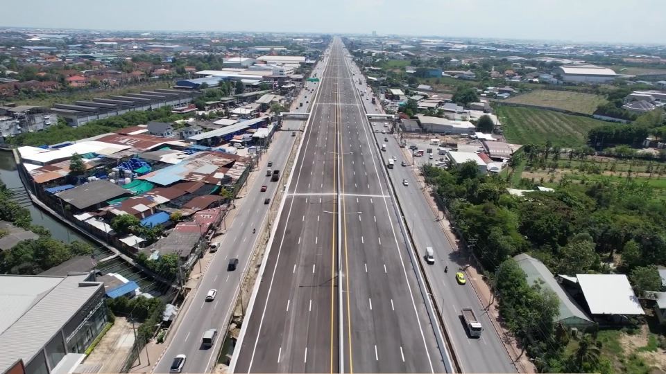 ชาวพระราม 2 เฮ “ทางหลวง” สร้าง “มอเตอร์เวย์บางขุนเทียน-เอกชัย” เสร็จแล้ว