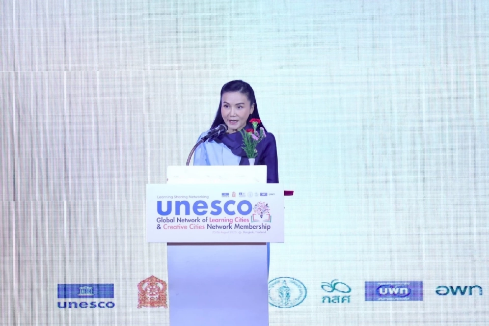 "นฤมล"ดันไทยร่วมเครือข่าย UNESCO Learning Cities - Creative Cities