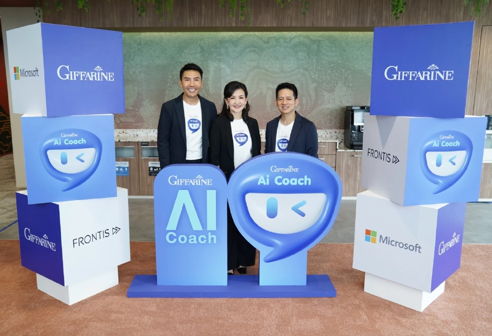 'กิฟฟารีน' ทุ่ม 10 ล้านใช้ AI สร้างโค้ชส่วนตัวให้นักธุรกิจ สู้ศึกตลาดแข่งขันดุ