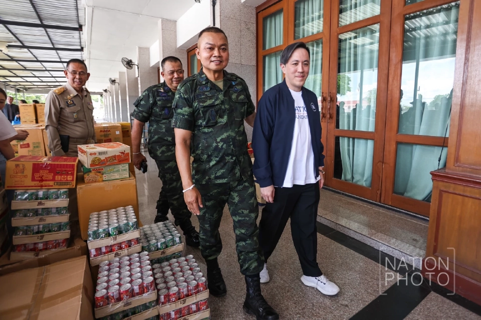 เครือเนชั่นมอบเงิน 5 แสน สิ่งของช่วยผู้ประสบภัยชายแดนกัมพูชา