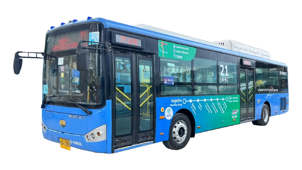 ปิดตำนานรถร้อน ‘พิพัฒน์’ ลั่นจ่ายค่าโดยสาร 8 บาทตลอดสาย นั่งรถเมล์อีวี