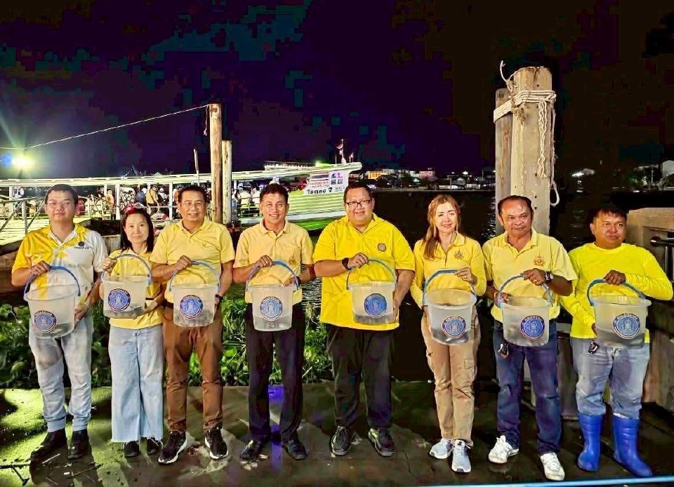 กรมประมง-ซีพีเอฟใช้วิถีธรรมชาติปล่อย “ปลานักล่า” ลดปลาหมอคางดำ