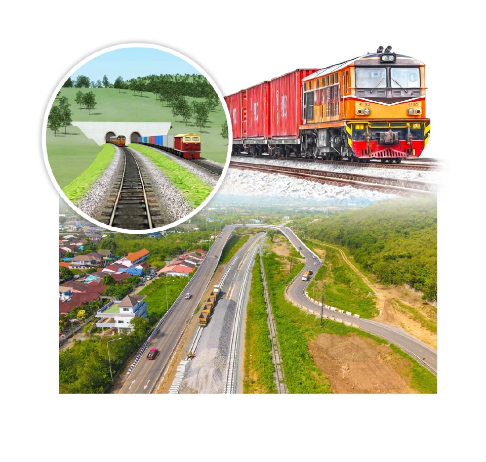 ‘รฟท.’ วุ่น ‘รถไฟทางคู่มาบกะเบา – ชุมทางถนนจิระ’ 2.9 หมื่นล้าน ติดหล่มเวนคืน