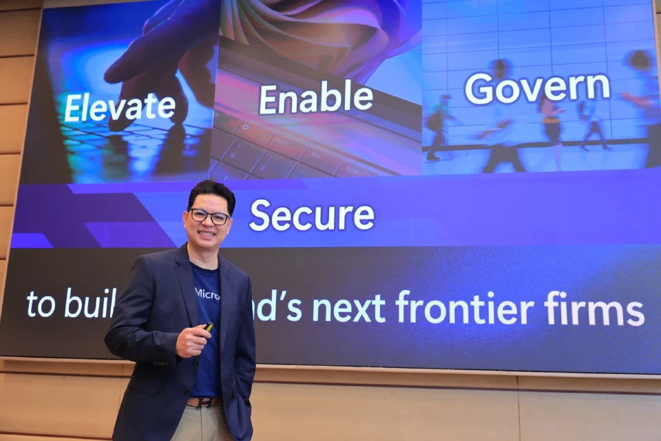 ไมโครซอฟท์ ปลุกไทยดึง AI ขับเคลื่อนประเทศสู่ Frontier Firms