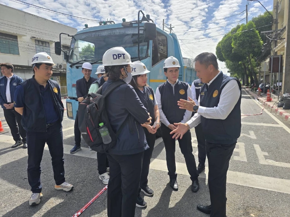 วิศวกรกรมโยธาลงพื้นที่