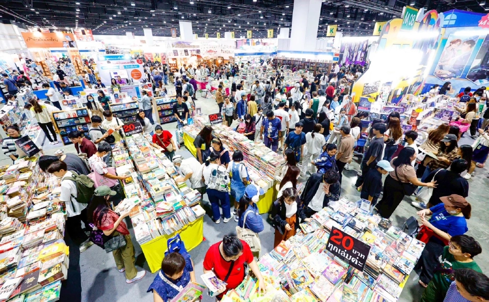 คิกออฟ “มหกรรมหนังสือระดับชาติ” นักอ่านแห่ช้อป 1.3 ล้านคน เงินสะพัดกว่า 400 ล้านบาท