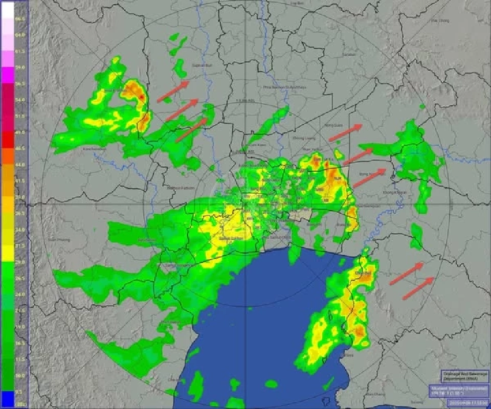 เช็กเรดาร์ฝนกทม.วันนี้ 8 ก.ย.68 พร้อมพยากรณ์อากาศกรุงเทพ-ปริมณฑล มีฝนตกมากน้อยแค่ไหน แนะช่องทางตรวจสอบฝนฟ้าอากาศ