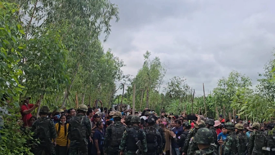 'กัมพูชา'ประท้วงที่บ้านหนองจาน ทบ.ชี้เป็นการยั่วยุ -ละเมิดข้อตกลง