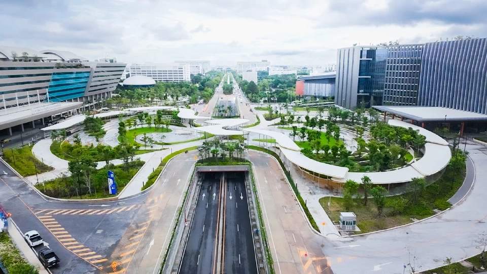 การพัฒนาพื้นที่สวนสาธารณะภายในศูนย์ราชการฯ