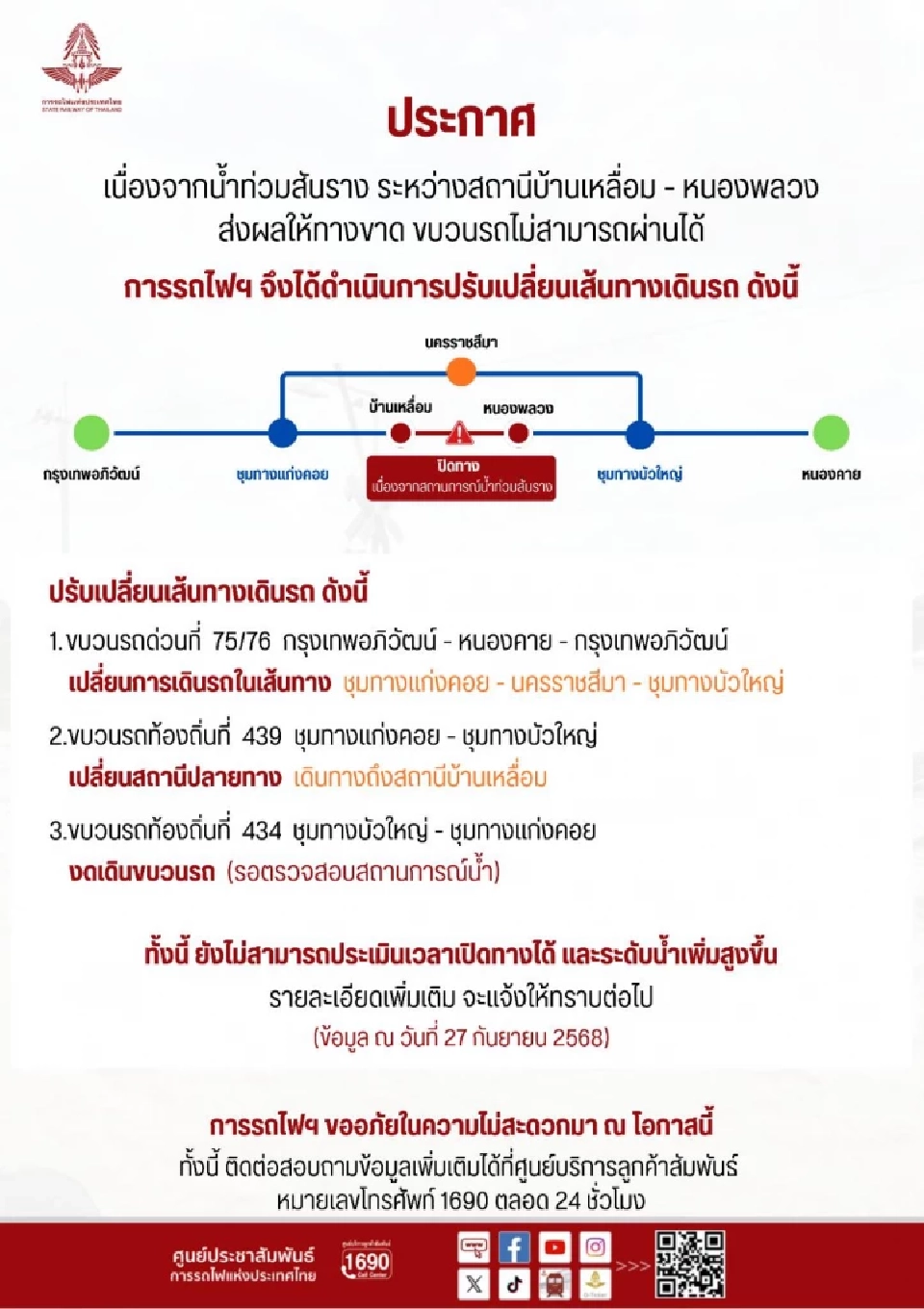 ปรับเส้นทางเดินรถ