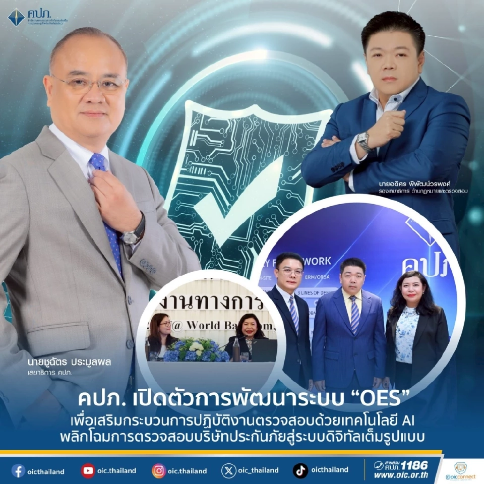 คปภ. พลิกโฉมการตรวจสอบบริษัทประกันด้วยระบบ AI ครั้งแรกในไทย!