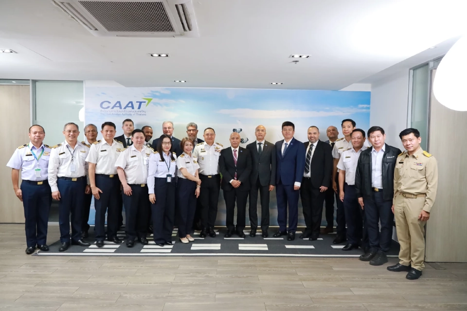 CAAT เผย ICAO ให้คะแนนระบบกำกับดูแลความปลอดภัยการบินของไทยสูงกว่าค่าเฉลี่ยโลก