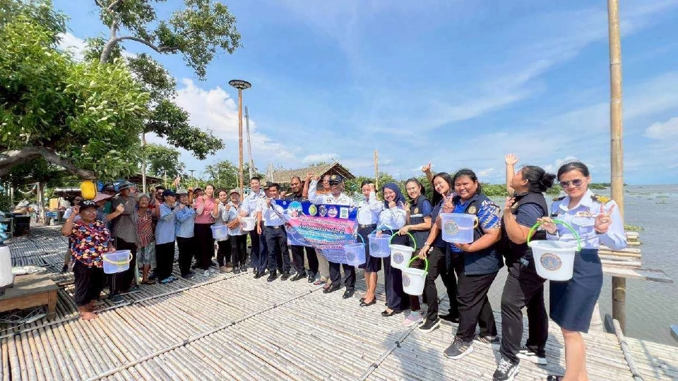 กรมประมง-ซีพีเอฟใช้วิถีธรรมชาติปล่อย “ปลานักล่า” ลดปลาหมอคางดำ