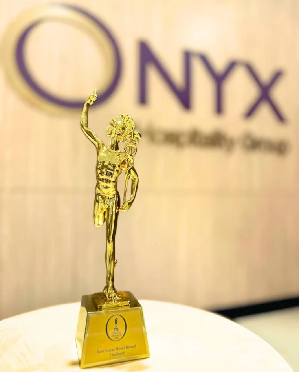ออนิกซ์ฯ ยืนหนึ่ง! คว้ารางวัลแบรนด์โรงแรมท้องถิ่นที่ดีที่สุด TTG Awards