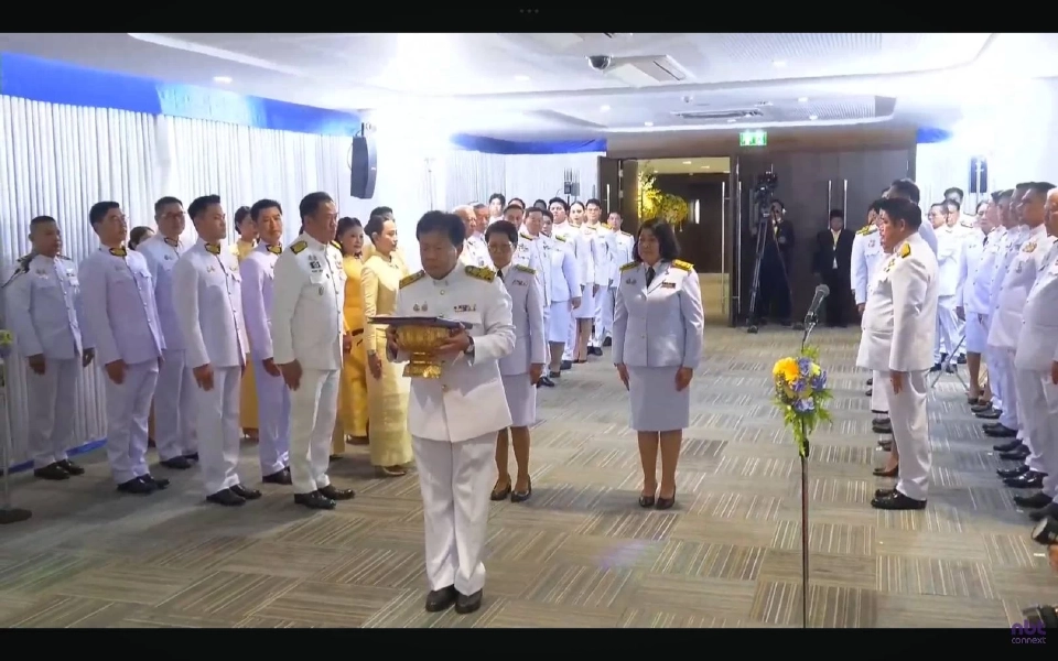 'อนุทิน' รับสนองพระบรมราชโองการ โปรดเกล้าฯ แต่งตั้งเป็นนายกรัฐมนตรี