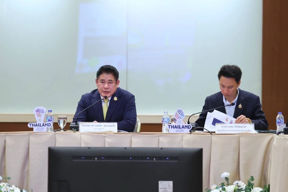 'ธรรมนัส' สั่งลุย 'อีก 75 วันต้องพร้อม' ไทยเป็นเจ้าภาพซีเกมส์-พาราเกมส์