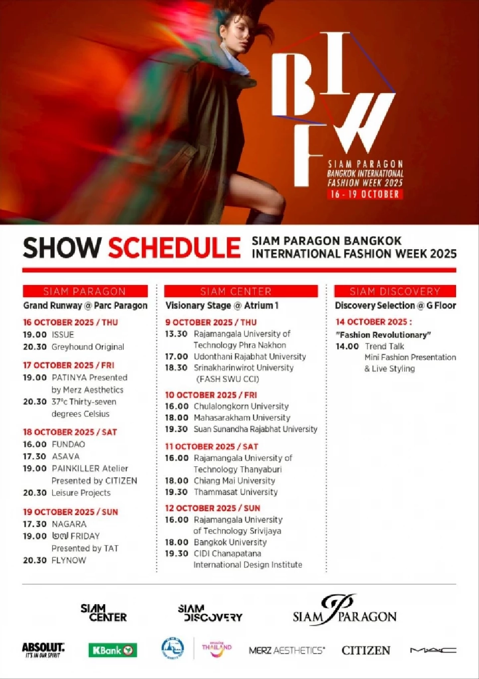 สยามพารากอน เปิดรันเวย์ BIFW2025 แฟชั่นวีคยิ่งใหญ่ที่สุดแห่งปี ปล่อยของ 11 ดีไซเนอร์ไทย